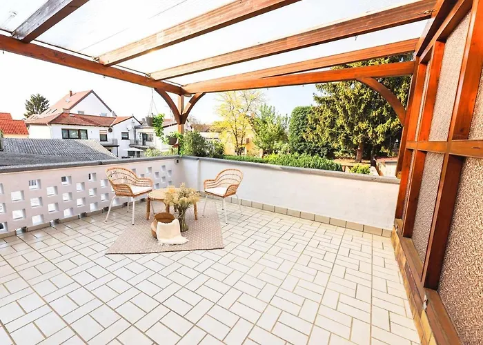 Spacious 6 Flat *balcony & Terrace* Apartman Darmstadt